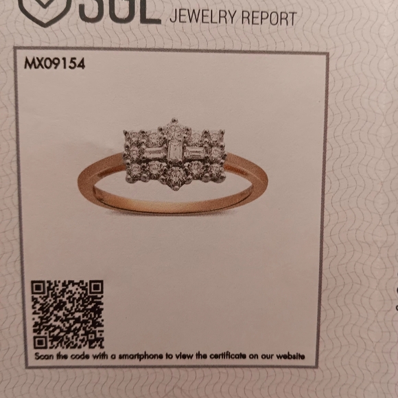 Sale!! .5 carat new diamond cluster ring - Picture 10 of 11